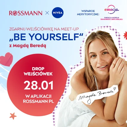 “BE YOURSELF” - sprawdź Strefę Dobrych Relacji NIVEA x Rossmann!