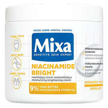 Opakowanie Mixa Niacinamide Bright