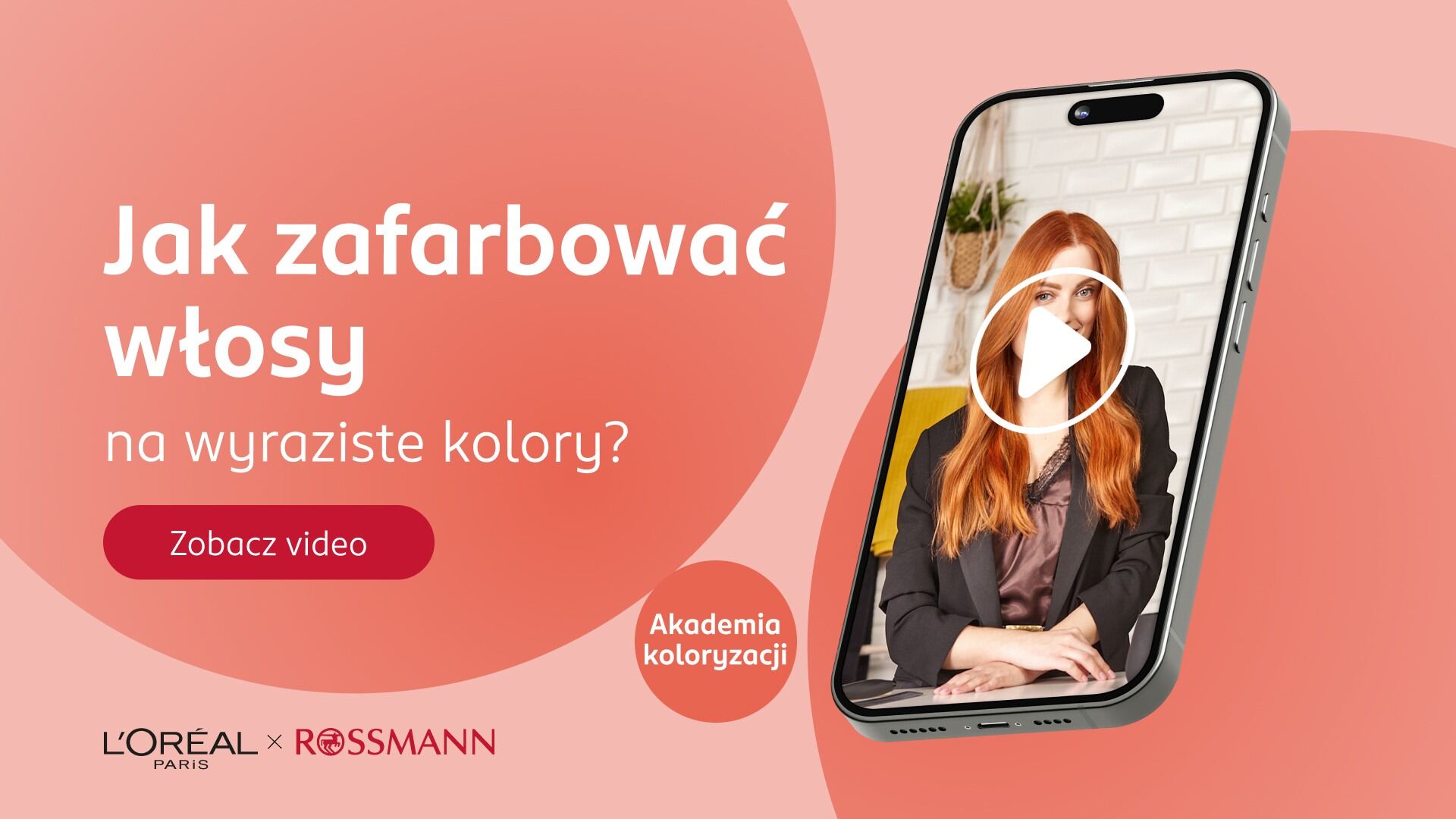 Infografika promująca wideo: Jak zafarbować włosy na wyraziste kolory?