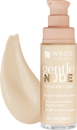 Opakowanie podkładu AA Wings of Color Gentle Nude