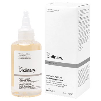 Opakowanie The Ordinary Glycolic Acid 7% Exfoliating Toner