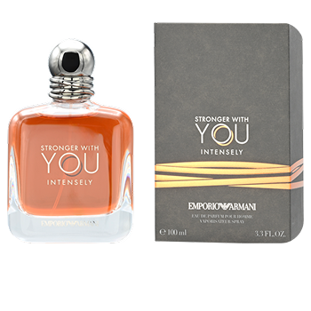 Opakowanie i flakon Giorgio Armani Emporio Armani Stronger With You Intensely