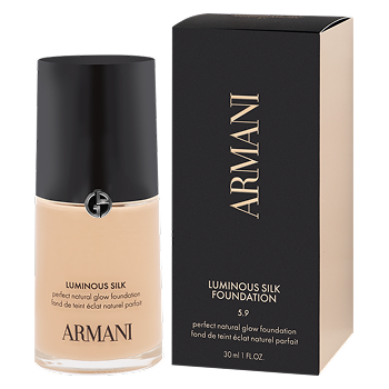 Buteleczka i opakowanie podkładu Giorgio Armani Luminous Silk