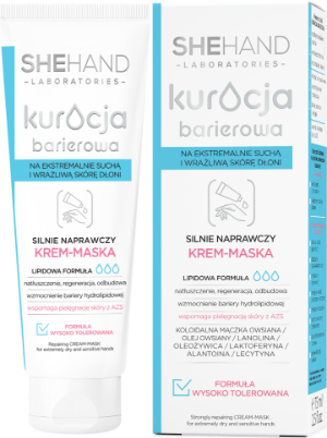 Opakowanie kremu Shehand Laboratories Kuracja Barierowa