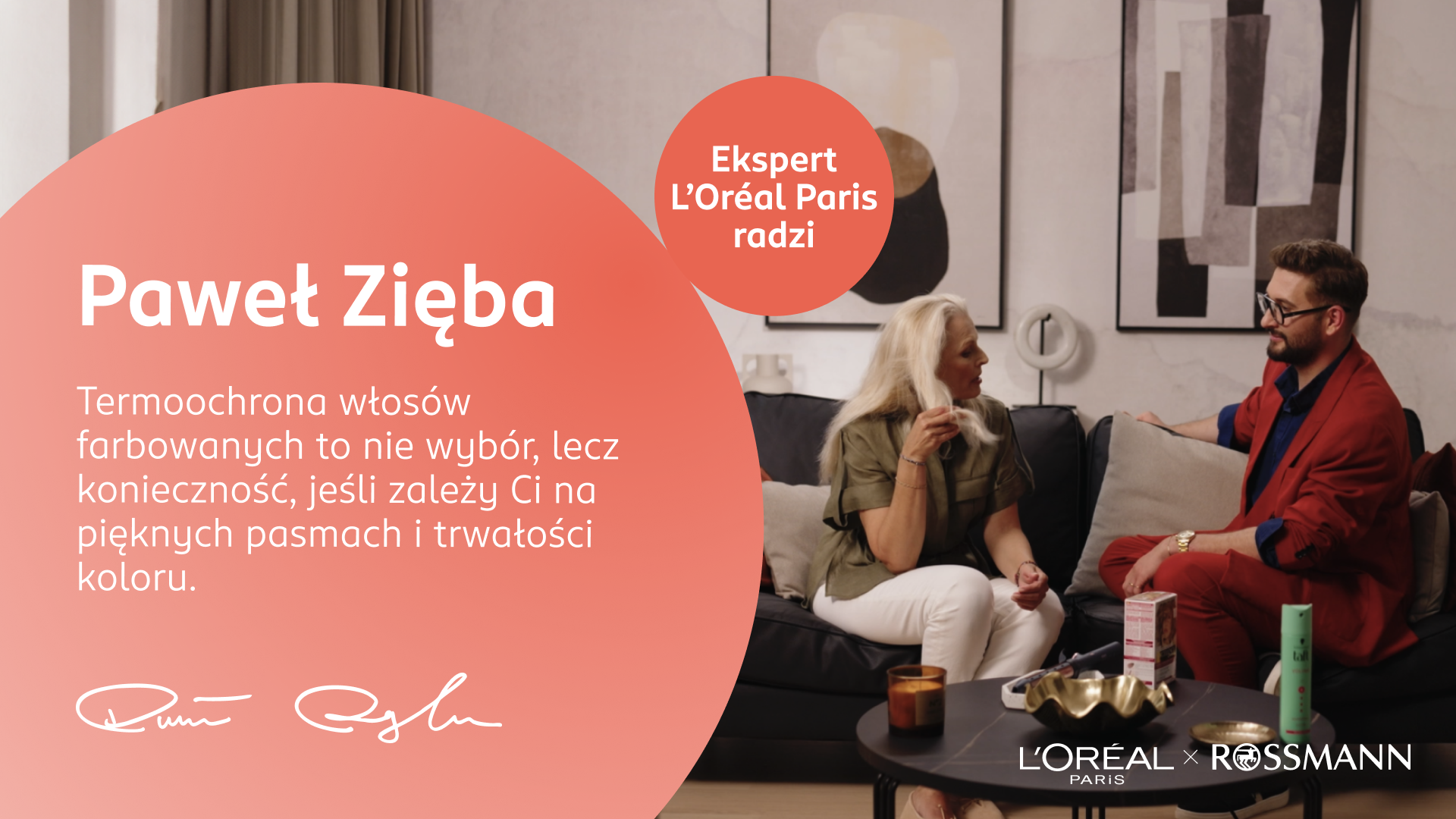 Porada dotycząca termoochrony włosów farbowanych