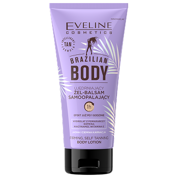 Opakowanie żelu-balsamu samoopalającego Eveline Cosmetics Brazilian Body