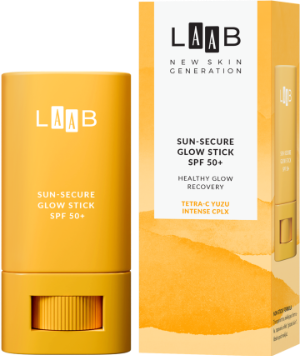 Opakowanie sztyftu z SPF AA LAAB Healthy Glow Recovery SPF 50+, Tetra-C Yuzu
