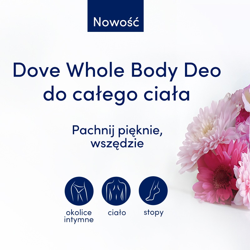 Dove Whole Body Deo – Pachnij pięknie wszędzie 