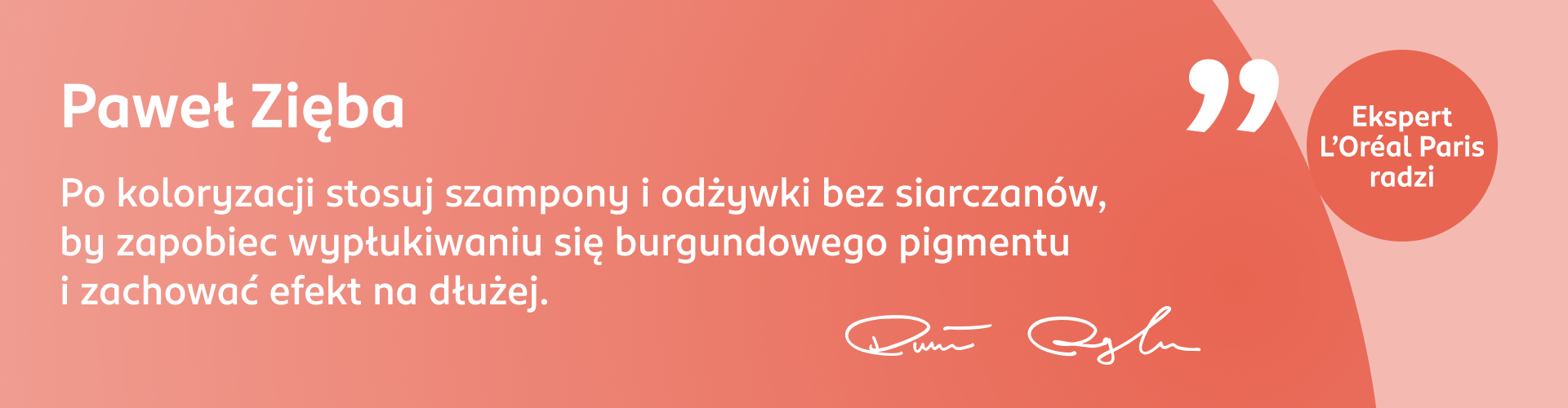 Porada eksperta – pielęgnacja burgundowych włosów