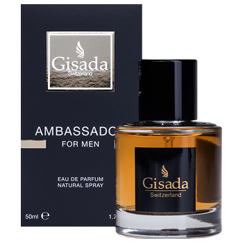 Opakowanie i flakon Gisada Ambassador