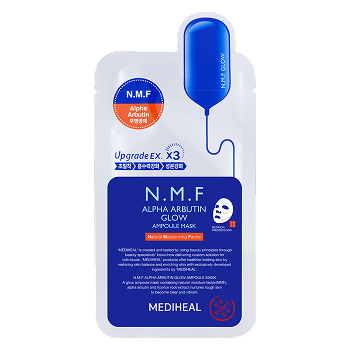 Opakowanie maski do twarzy Mediheal N.M.F Alpha Arbutin Glow