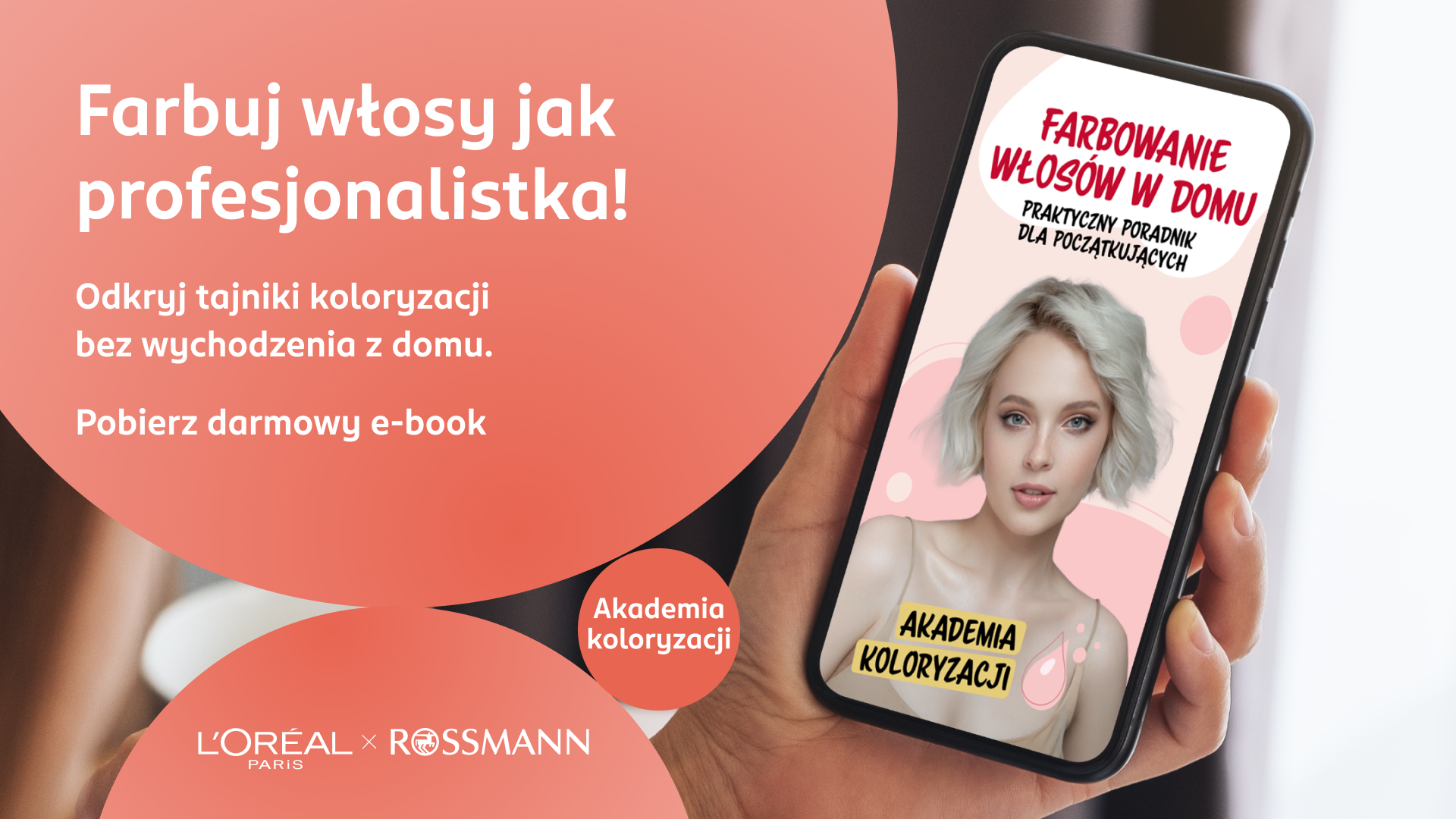 Farbowanie włosów w domu – e-book do pobrania