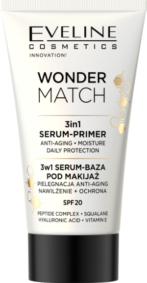 Opakowanie bazy pod makijaż Eveline Cosmetics Wonder Match