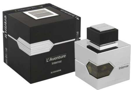 Opakowanie i flakon Al Harmain L’Aventure Intense