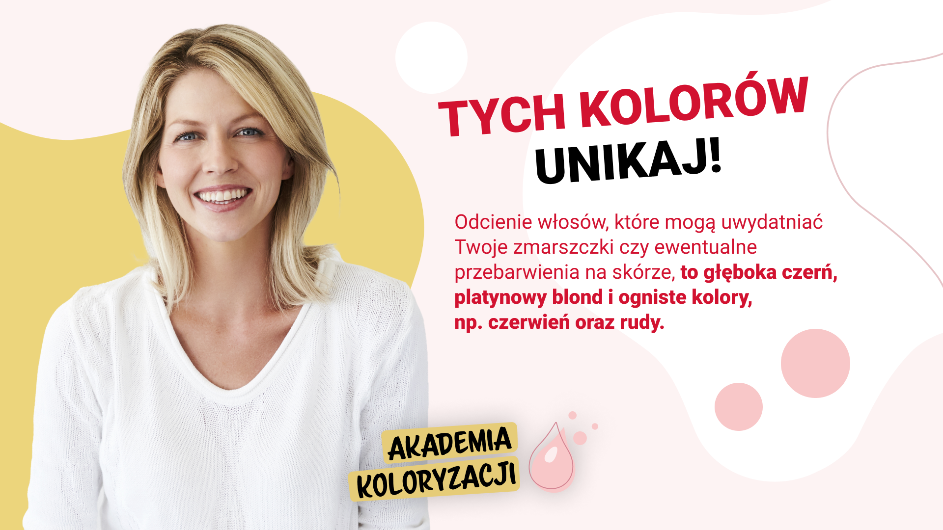 Infografika, jakich kolorów unikać 