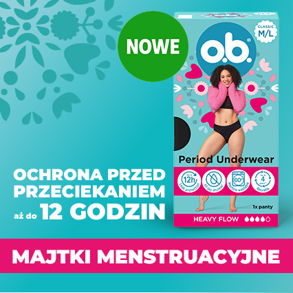 Innowacja w menstruacji – NOWOŚĆ bielizna menstruacyjna od o.b.®!