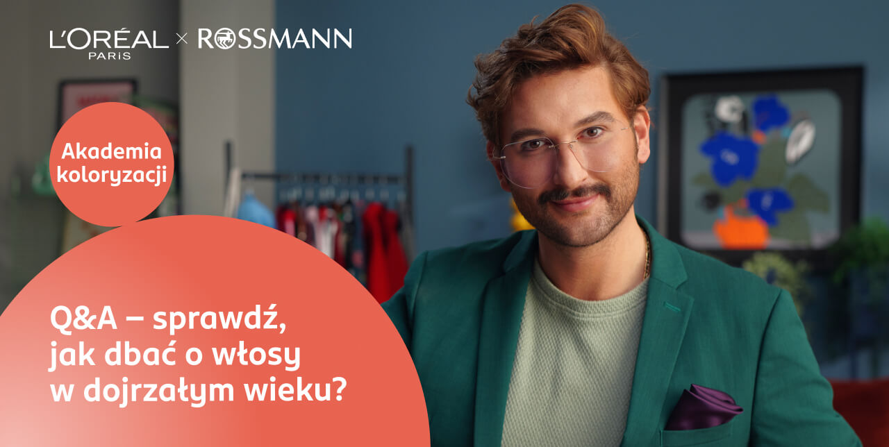 Paweł Zięba – ekspert L’Oréal Paris radzi, jak dbać o włosy w dojrzałym wieku