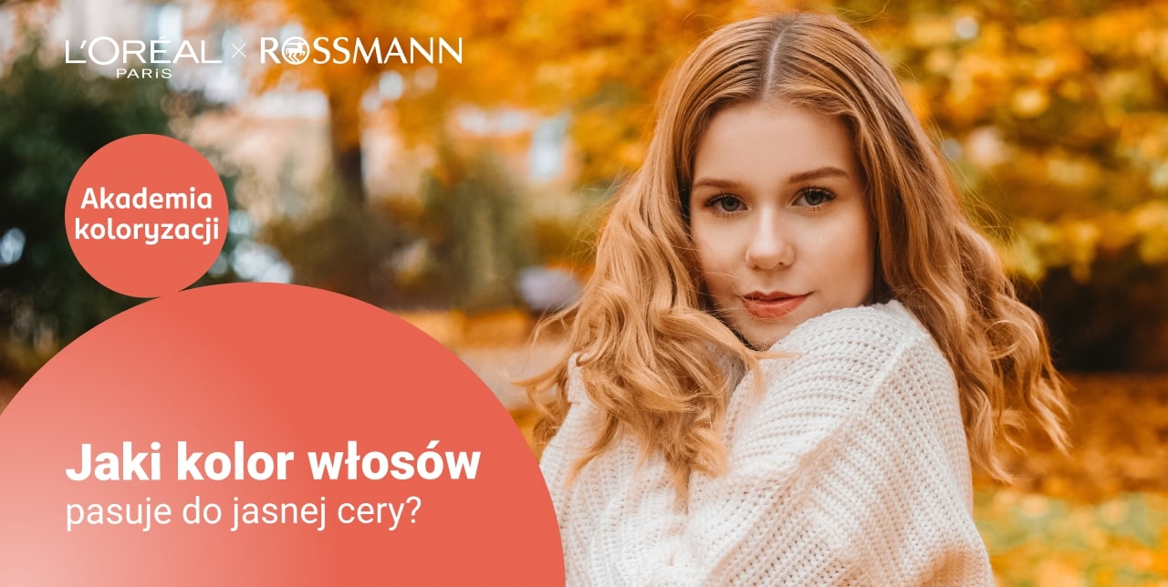 Młoda dziewczyna w farbowanych włosach dopasowanych do jej jasnej cery.