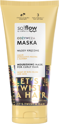 Opakowanie maski do włosów kręconych so!flow by Vis Plantis 