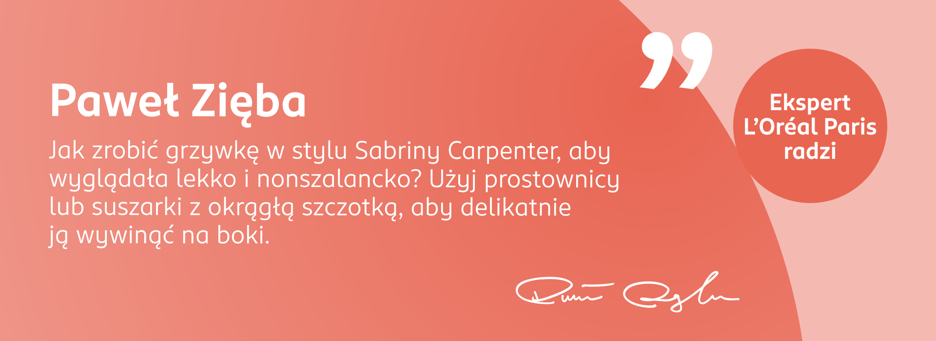 Porada eksperta – układanie grzywki w stylu Sabriny Carpenter