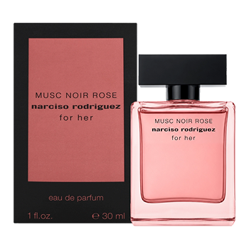 Opakowanie i flakon Narciso Rodriguez Musc Noir Rose 