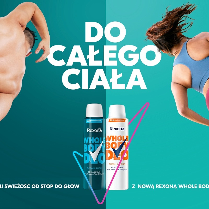 Rexona Whole Body Deo – więcej niż dezodorant 