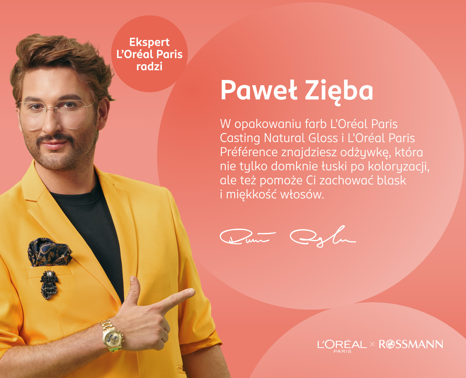 Porada eksperta – odżywka w farbach L'Oréal Paris