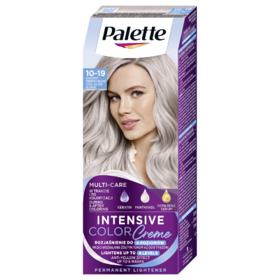 Opakowanie farby do włosów Palette Intensive Color Creme 10-19