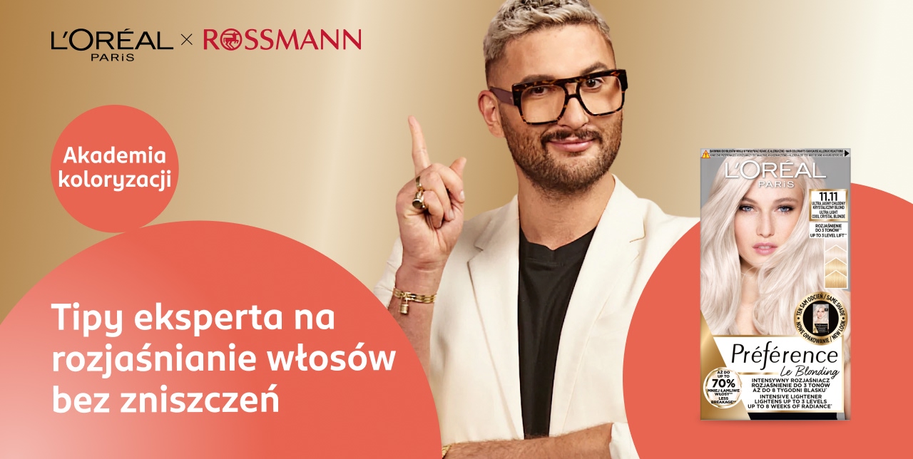 Uśmiechnięty ekspert Akademii koloryzacji Paweł Zięba