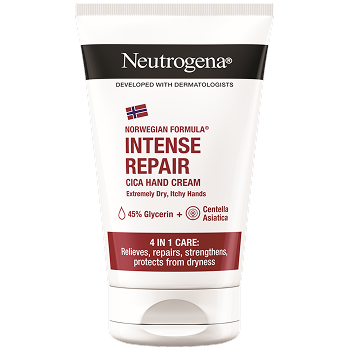 Opakowanie kremy do rąk Neutrogena Intense Repair