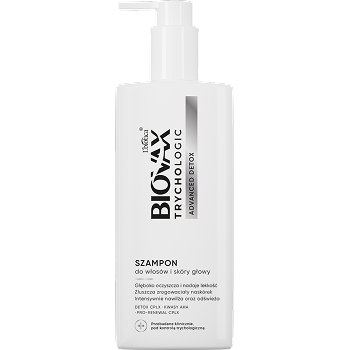 Opakowanie szamponu L'biotica Biovax Trychologic Advanced Detox