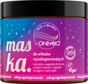 Opakowanie maski do włosów OnlyBio Hair In Balance 